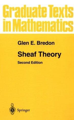 Cover of Sheaf theory by Glen E. Bredon