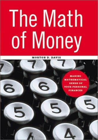 Cover of The math of money by Morton D. Davis