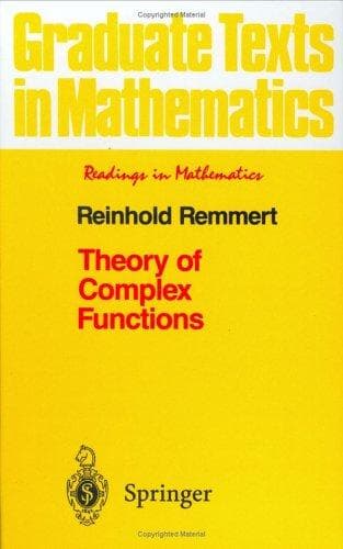 Cover of Theory of complex functions by Reinhold Remmert