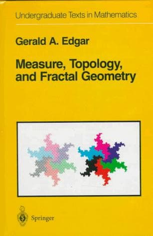 Cover of Measure, topology, and fractal geometry by Gerald A. Edgar