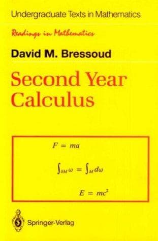 Cover of Second year calculus by David M. Bressoud
