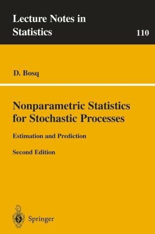 Cover of Nonparametric statistics for stochastic processes by Denis Bosq