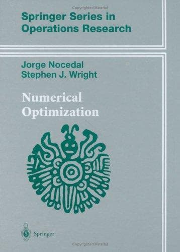 Cover of Numerical optimization by Jorge Nocedal