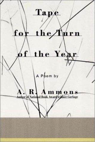 Cover of Tape for the turn of the year by A. R. Ammons
