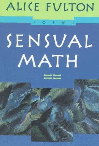Cover of Sensual math by Alice Fulton