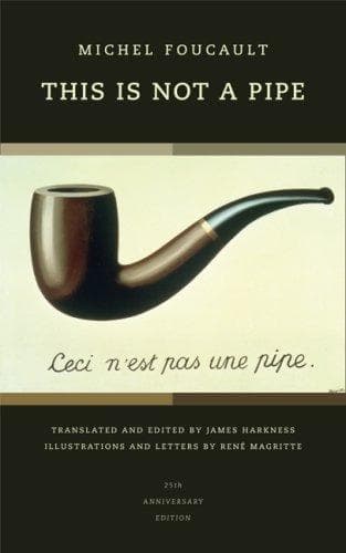Cover of This Is Not a Pipe by Michel Foucault