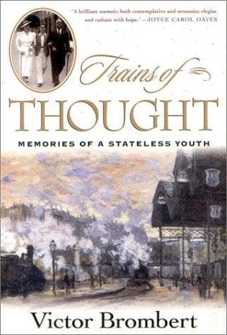 Cover of Trains of thought by Victor H. Brombert
