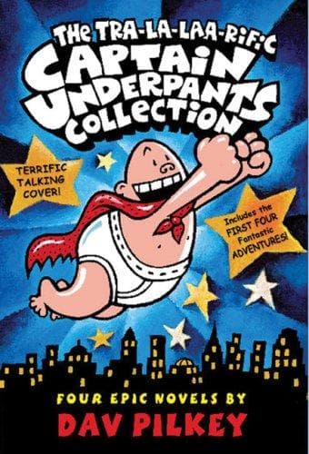 Cover of Captain Underpants Books 1-4 Boxset (Captain Underpants) by Dav Pilkey