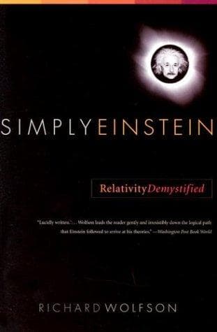 Cover of Simply Einstein by Richard Wolfson