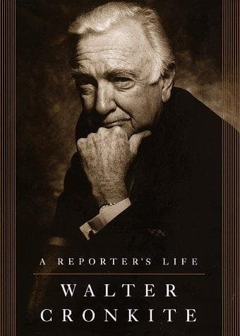 Cover of A reporter's life by Walter Cronkite