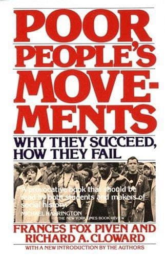 Cover of Poor people's movements by Frances Fox Piven