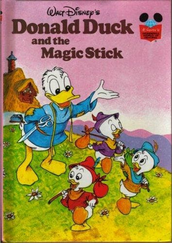 Cover of Donald Duck and the magic stick by Walt Disney Productions