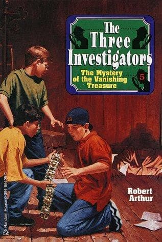 Cover of The Mystery of the Vanishing Treasure by Robert Arthur