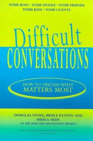 Cover of Difficult Conversations by Douglas Stone