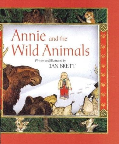 Cover of Annie and the Wild Animals by Jan Brett