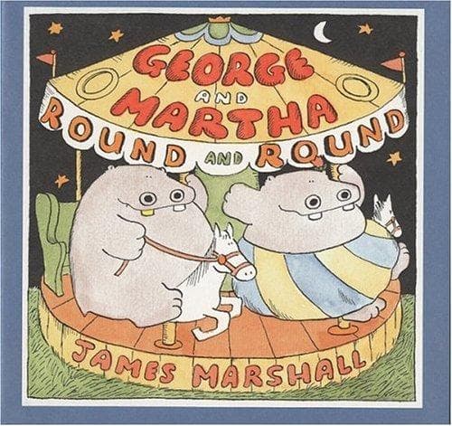 Cover of George and Martha 'round and 'round by James Marshall