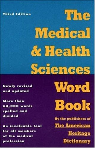 Cover of The medical & health sciences word book by Ann Ehrlich