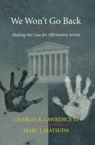 Cover of We won't go back by Lawrence, Charles