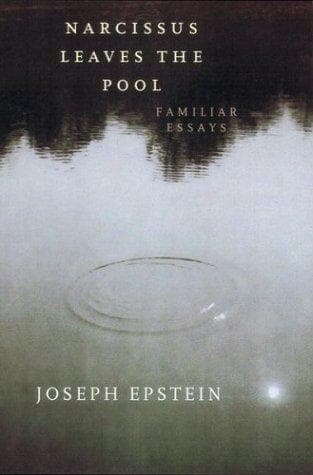 Cover of Narcissus leaves the pool by Joseph Epstein