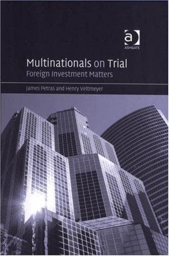 Cover of Multinationals on trial by James F. Petras