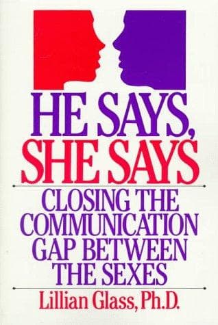 Cover of He says, she says by Lillian Glass