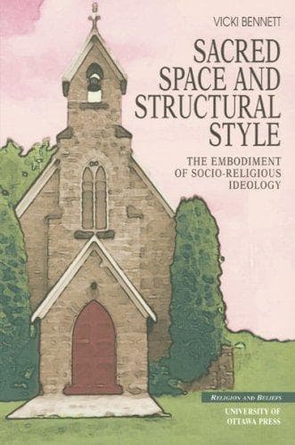 Cover of Sacred space and structural style by Vicki Bennett