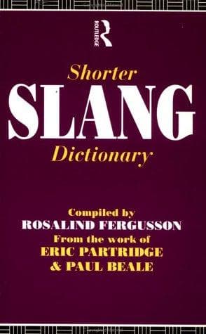 Cover of Shorter slang dictionary by Rosalind Fergusson