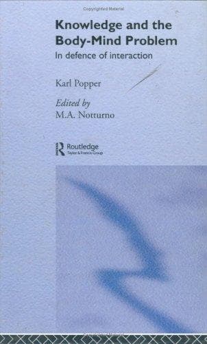 Cover of Knowledge and the Body-Mind Problem by Karl Popper