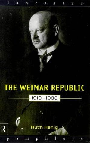 Cover of The Weimar Republic, 1919-1933 by Ruth B. Henig