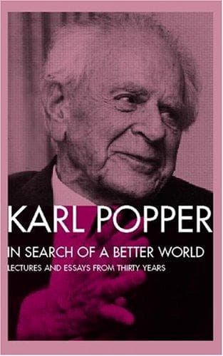 Cover of In Search of a Better World by Karl Popper