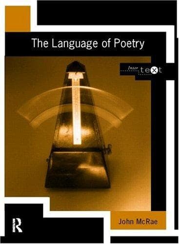 Cover of The language of poetry by John McRae