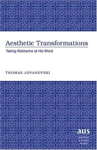 Cover of Aesthetic transformations by Thomas Jovanovski