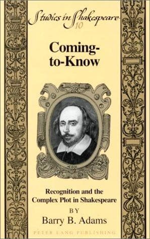 Cover of Coming-to-know by Barry B. Adams