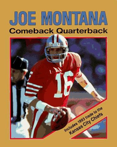 Cover of Joe Montana, comeback quarterback by Thomas R. Raber