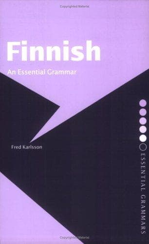 Cover of Finnish by Fred Karlsson