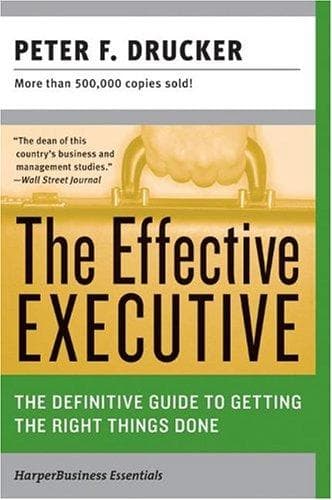 Cover of Effective Executive by Peter F. Drucker