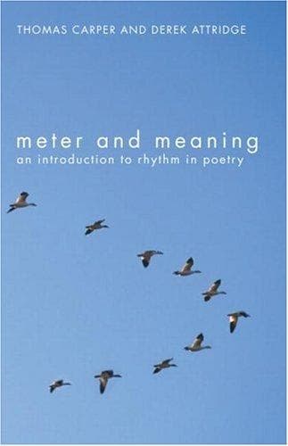 Cover of Meter and meaning by Thomas Carper