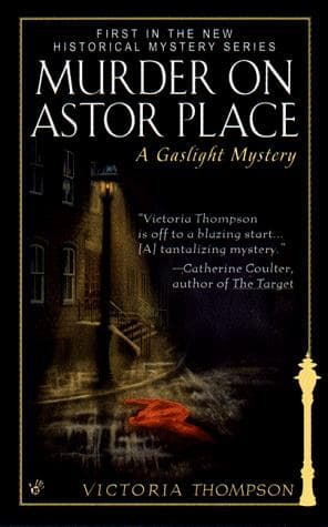 Cover of Murder on Astor Place (Gaslight Mystery) by Victoria Thompson