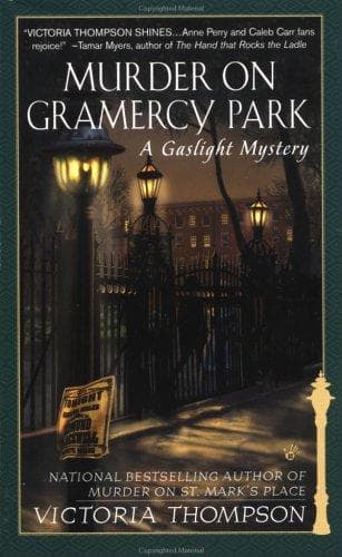 Cover of Murder on Gramercy Park by Victoria Thompson