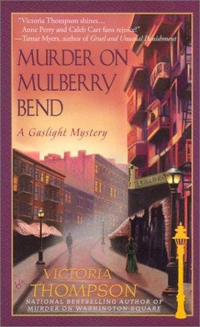 Cover of Murder on Mulberry Bend by Victoria Thompson