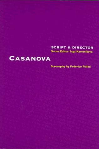 Cover of Fellini's Casanova by Federico Fellini
