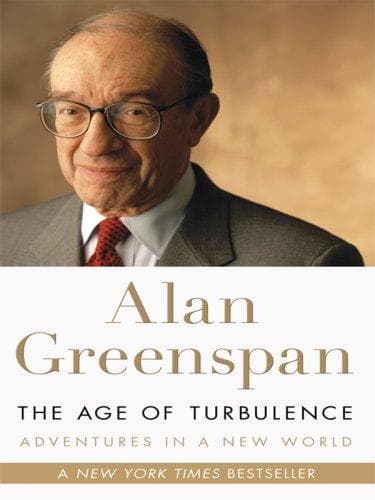 Cover of The Age of Turbulence by Alan Greenspan
