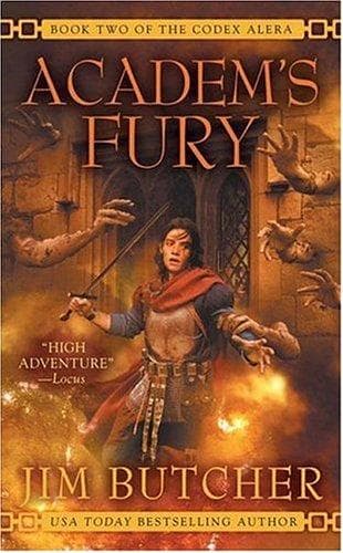 Cover of Academ's Fury by Jim Butcher