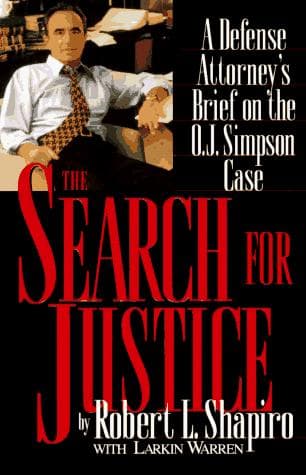 Cover of Search for Justice by Robert L. Shapiro