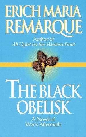 Cover of Der schwarze Obelisk by Erich Maria Remarque