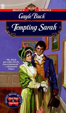 Cover of Tempting Sarah by Gayle Buck