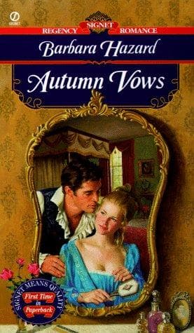 Cover of Autumn Vows by Barbara Hazard