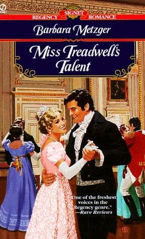 Cover of Miss Treadwell's Talent by Barbara Metzger