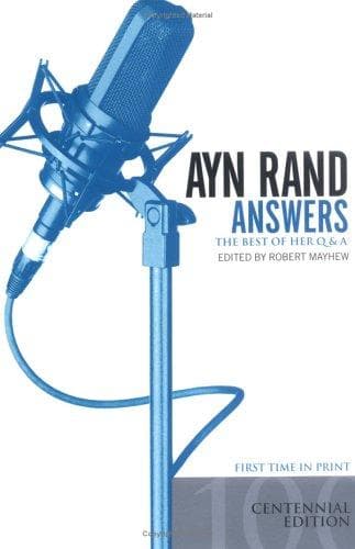 Cover of Ayn Rand Answers by Robert Mayhew