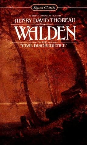 Cover of Walden & Civil Disobedience by Henry David Thoreau